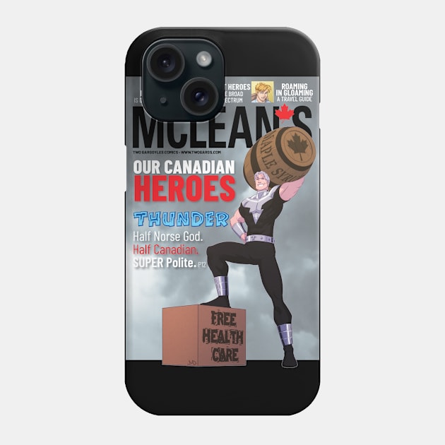 Thunder McLeans cover Phone Case by Twogargs