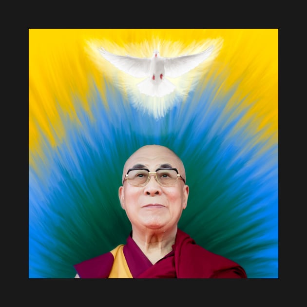 Dalai Lama 14th by zmudart