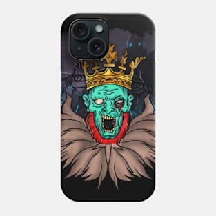 Scary Zombie King Halloween Horror Graphic HalloKing Phone Case