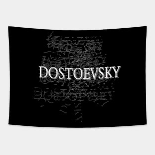 "Dostoevsky" Typographic Design Tapestry