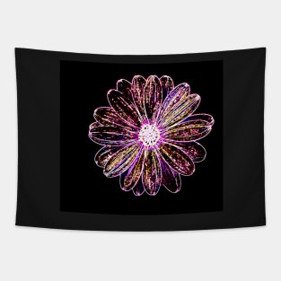 Neon Flower Tapestry