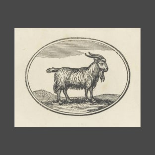 Goat Woodcut T-Shirt