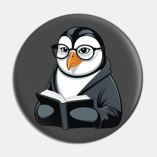 Librarian Penguin Pin