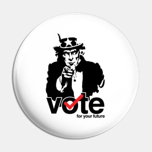 Ask Me How To Register To Vote Pin