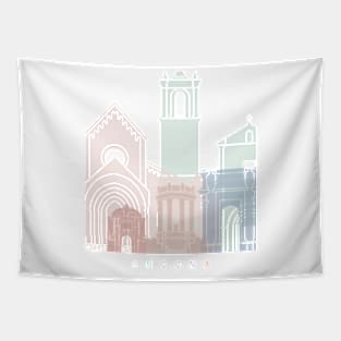 ANCONA SKYLINE POSTER PASTEL Tapestry