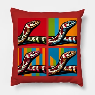 Pop Art Corn Snake - Exotic Snake Pillow