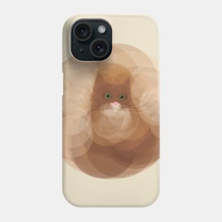 Round cat Phone Case