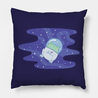 Space Astronaut Frog Pillow