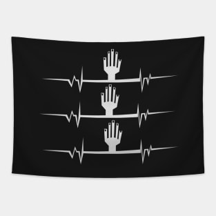 Zombie hand Tapestry