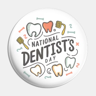 national dentist's day Pin