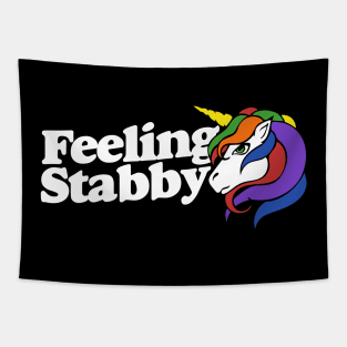 Feeling stabby Tapestry