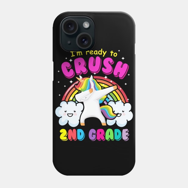 I'm ready to crush 2nd grade dabbing Unicorn 2 Phone Case by opippi