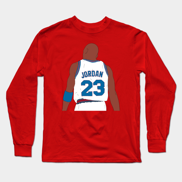 Ineficiente pacífico estas Michael Jordan Space Jam Back-To - Michael Jordan - Long Sleeve T-Shirt |  TeePublic