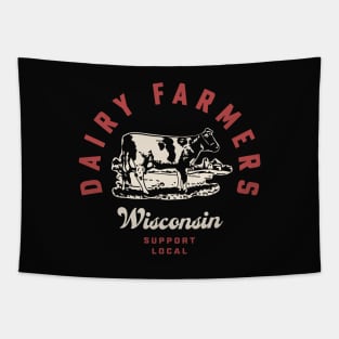 Wisconsin Dairy Farmers Milk Cows Dairy Farms Tapestry