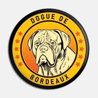 Dogue de Bordeaux Dog Portrait Pin