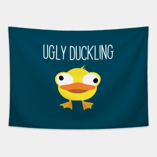 The Ugly Ugliest Duckling Face Tapestry