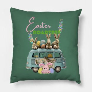 Easter Roadtrip Pillow