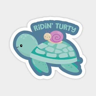 Riding Turty Magnet