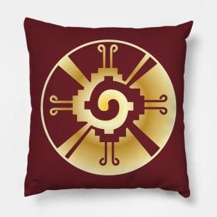 Galactic Butterfly Hunab Ku - aztec symbol Pillow