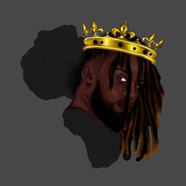 Africa Map, Proud African Man, Black Pride by dukito