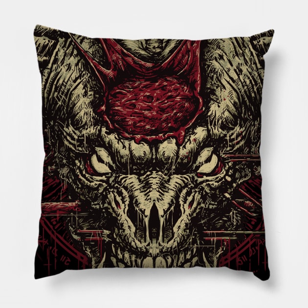 Icon of sin Pillow by Bodya