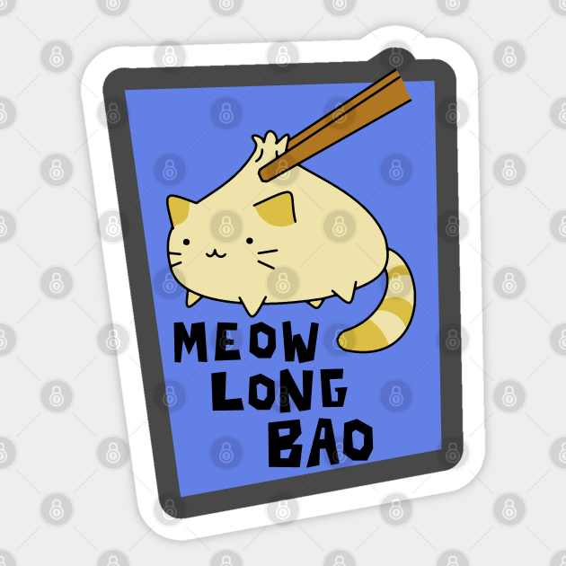 Meow Long Bao - Catshirt - Sticker