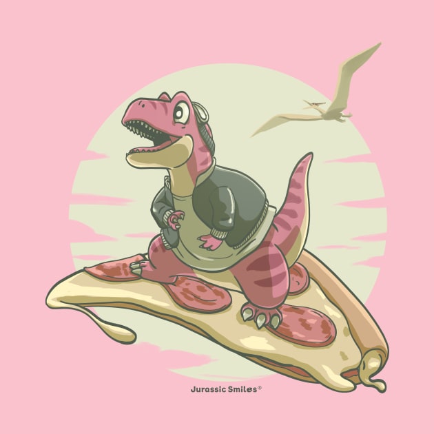 Pizza T Rex | Jurassic Smiles by Alfredoilustra