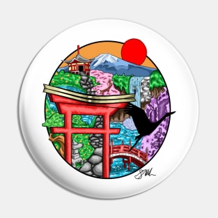 Japanese Garden Pin