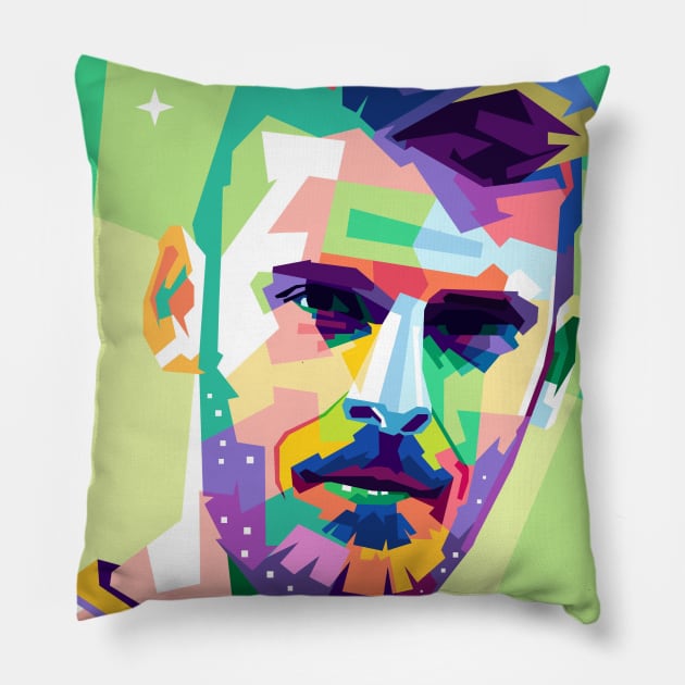 DE GEA WPAP POP ART Pillow by erikhermawann22