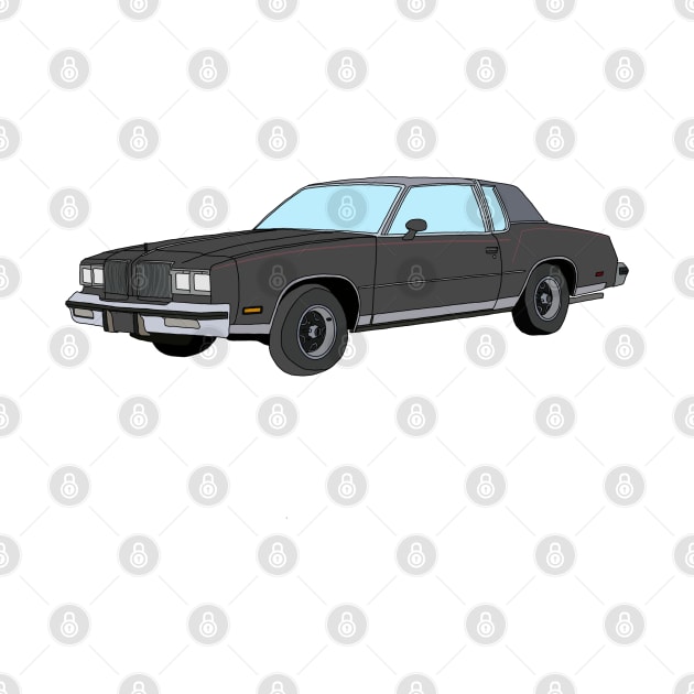 Hand Drawn Oldsmobile Cutlass Supreme by ItsRTurn