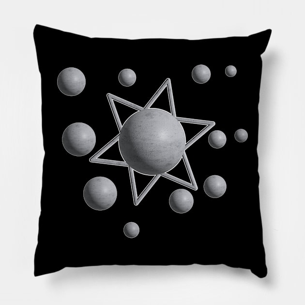 Anunnaki Planets Pillow by triggerleo