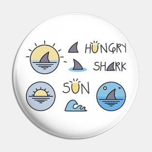 Hungry Shark Pin