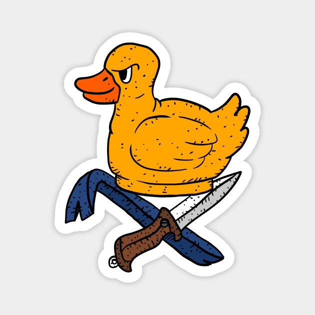 rubber duck rebel. Magnet by JJadx