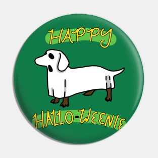 Happy Hallo-Weenie Pin