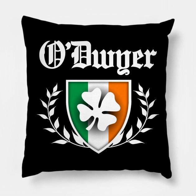 O'Dwyer Shamrock Crest Pillow by robotface