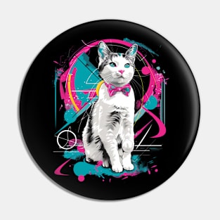 Sleek Cat Accessories Modern Pin