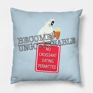 No Croissant Eating Pillow