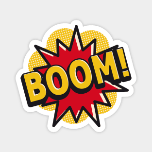 Boom Comic Explosion Magnet