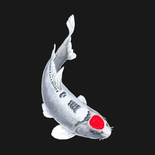 White Tancho Koi Fish T-Shirt