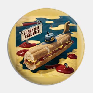 Submarine Sandwich Pin