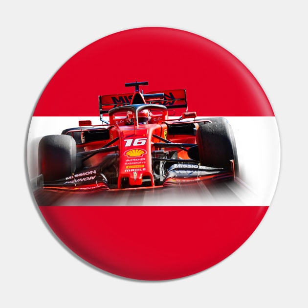 Charles Leclerc - Monaco Pin by DeVerviers