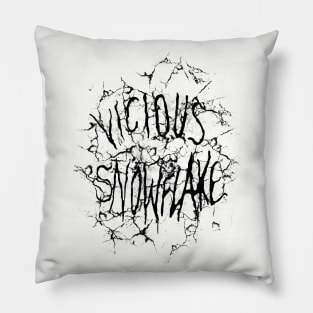 Vicious Snowflake (Heavy) Pillow