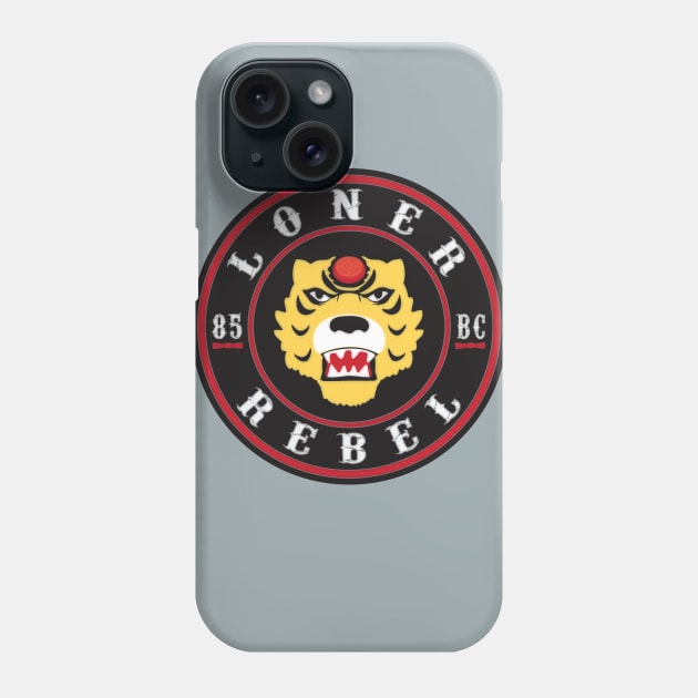 Loner / Rebel biker Pee Wee patch Phone Case by GorillaBugs