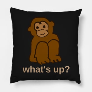 What's up? dark Pillow