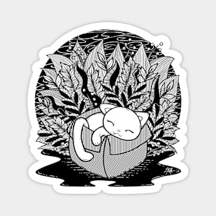 It It Fits Line Art Illustration Magnet