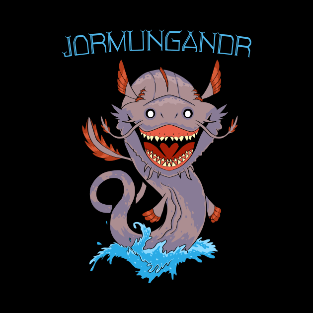 Wrath of the Serpent: Jormungandr in all its Glory by Holymayo Tee