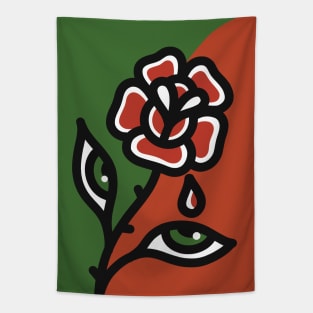 Crying Rose Tapestry