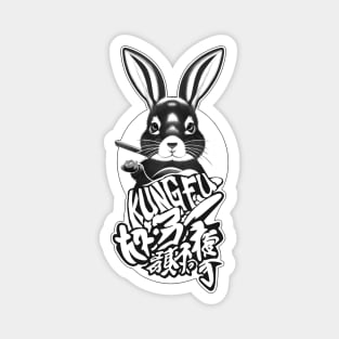 Easter Bunny Kung Fu Martial Arts Magnet