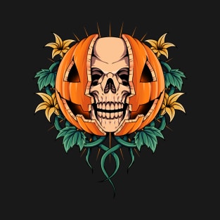 Pumpkin skull T-Shirt