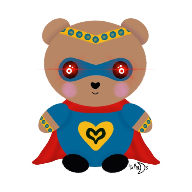 Superhero bear by tothemoons